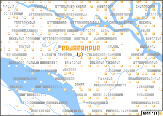 map of Rājārāmpur