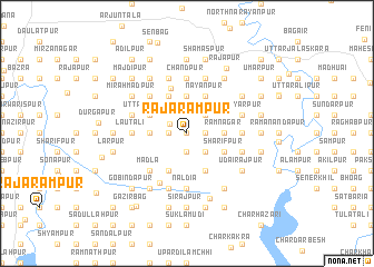 map of Rājārāmpur