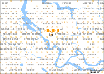 map of Rājara