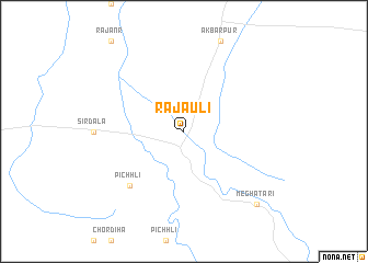 map of Rajauli