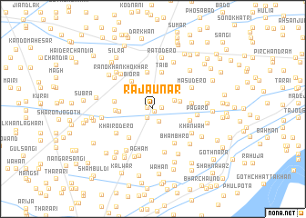 map of Rāja Unar