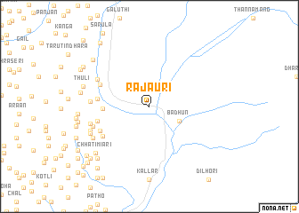 map of Rājauri