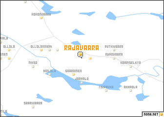 map of Rajavaara