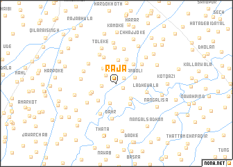 map of Rāja