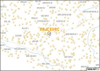 map of Rajčevac