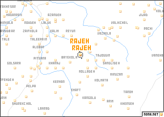 map of Rajeh