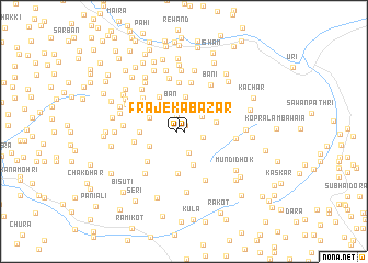 map of Rāje ka Bāzar