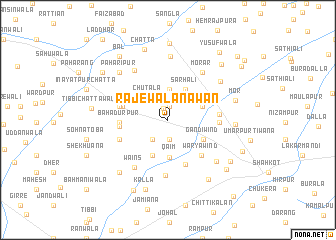 map of Rājewāla Nawān