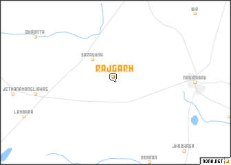 map of Rājgarh
