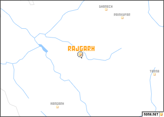 map of Rājgarh