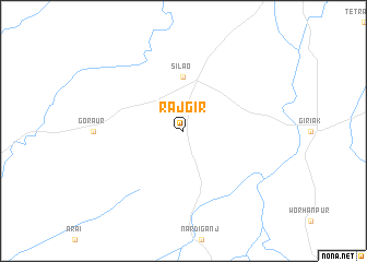 map of Rājgīr