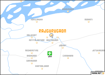 map of Rājgurugāon
