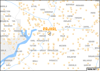 map of Rajhāl