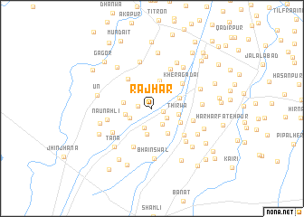 map of Rājhar