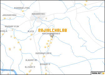 map of Rājī Āl Chalāb