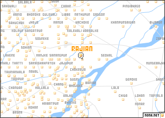 map of Rājiān
