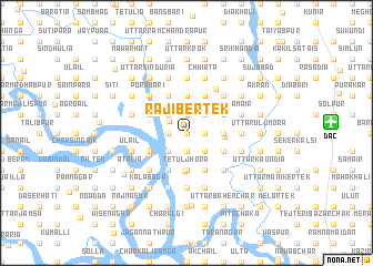 map of Rājiber Tek