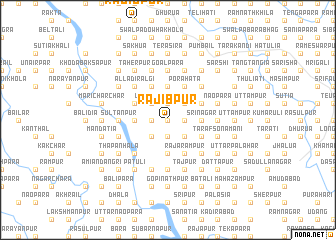 map of Rājibpur