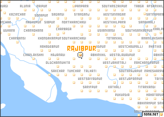 map of Rājibpur