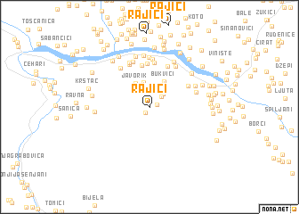 map of Rajići