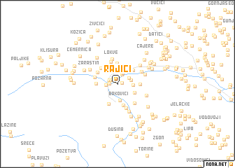 map of Rajići