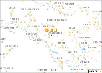 map of Rajići