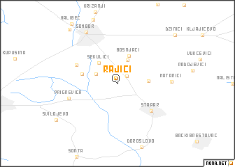 map of Rajići