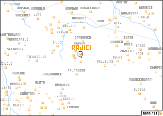 map of Rajići