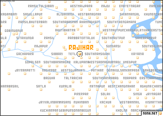 map of Rājihār