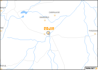 map of Rājim