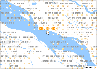 map of Rājkhāra