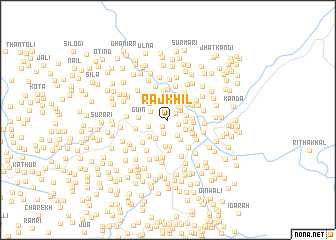 map of Rājkhil