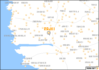 map of Rajki