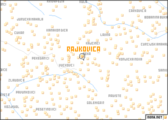 map of Rajkovica