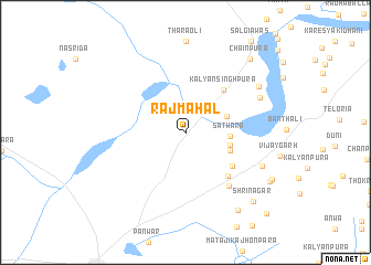 map of Rājmahāl