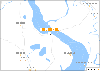 map of Rājmahal