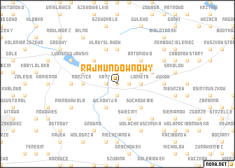 map of Rajmundów Nowy