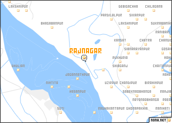 map of Rājnagar