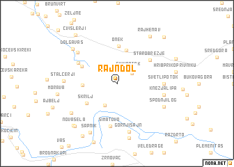 map of Rajndol