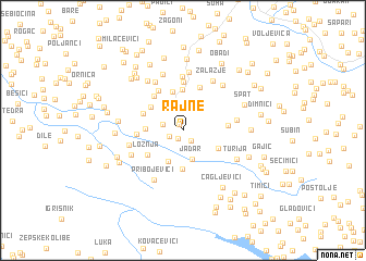 map of Rajne