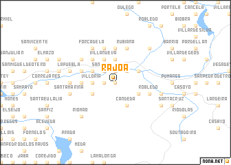 map of Rajoá