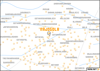 map of Rājo Gola