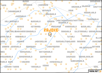 map of Rājoke