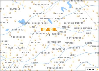 map of Rājowāl