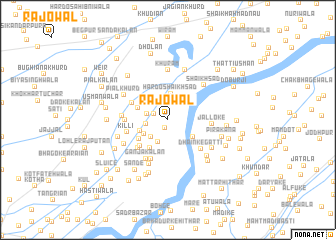 map of Rājowāl