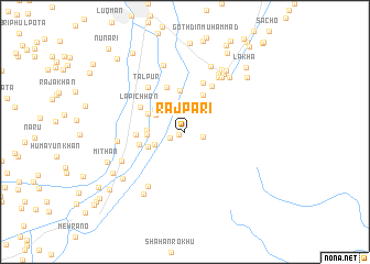 map of Rājpāri
