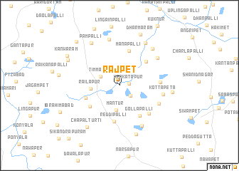 map of Rājpet