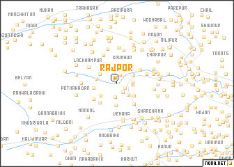 map of Rājpor