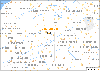map of Rājpura
