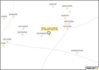 map of Rajpura